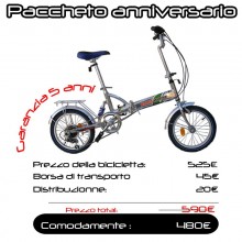 BICICLETTA PIEGHEVOLE 16 PM3 - PACCHETTO COMODAMENTE